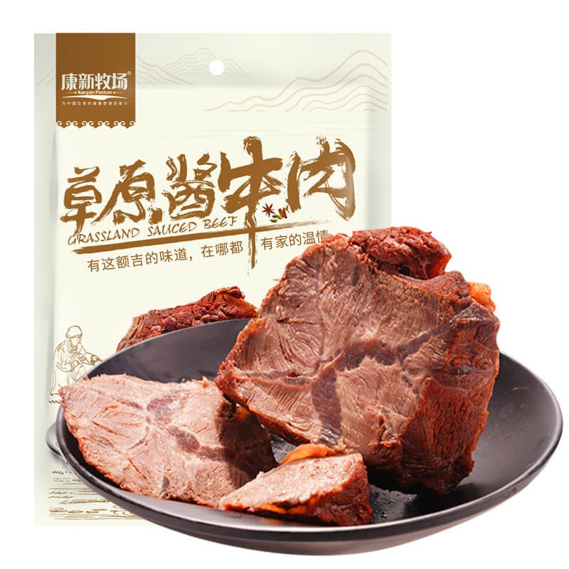 康新牧场酱牛肉（无汤）150g*3袋