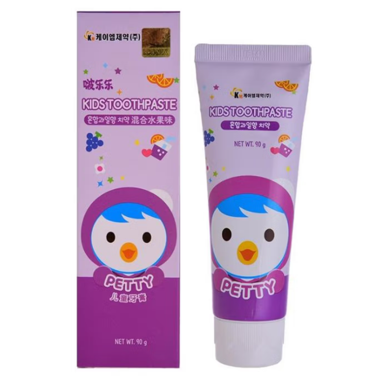 啵乐乐儿童牙膏 混合水果味90g