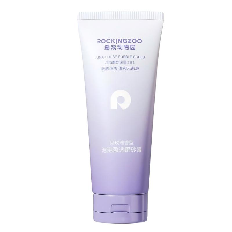 摇滚动物园泡泡盈透磨砂膏（月玫瑰香型）200g