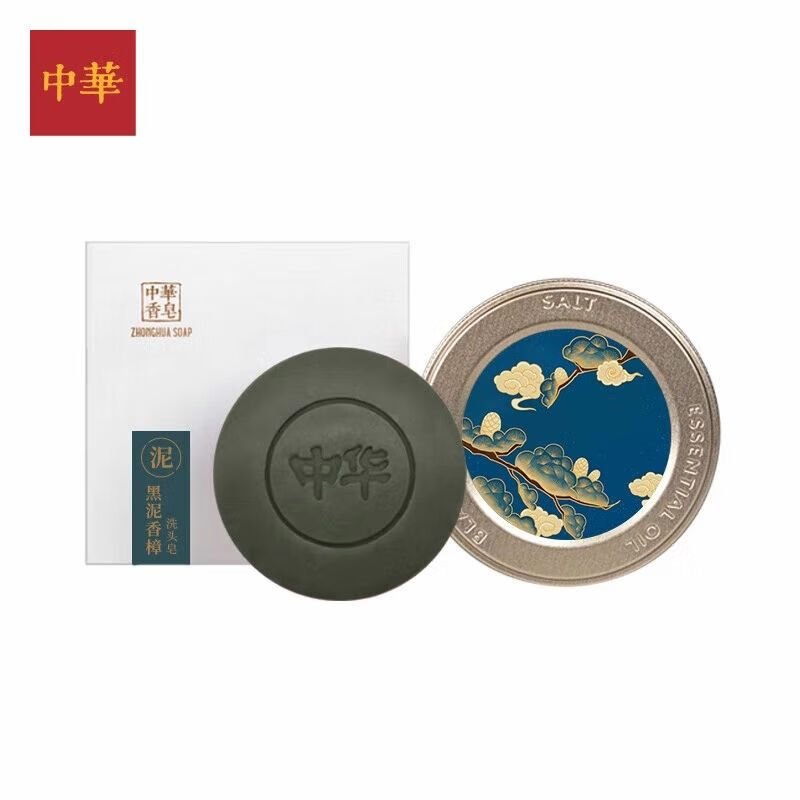 中华 黑泥香樟洗头皂150g
