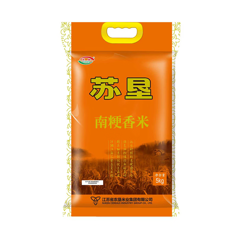 苏垦米业 金太阳油脂 南粳香米 5KG